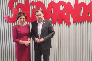 Spotkanie Piotr Duda - Marlena Maląg: Praca wróciła na swoje miejsce!
