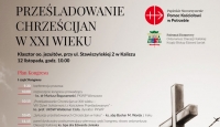 Kongres ,,Prześladowanie Chrześcijan w XXI wieku"