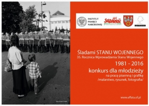 Śladami stanu wojennego - Konkurs na pracę pisemną i grafikę
