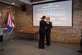 Hutnicy dziękują Adamowi Ditmerowi