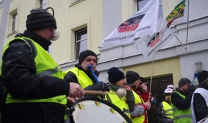 Pikieta pracowników ZEC