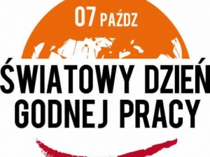 Pikieta w Dniu Godnej Pracy