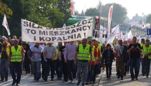 Wielotysięczna manifestacja w Brzeszczach