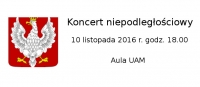 Koncert niepodległościowy 2016