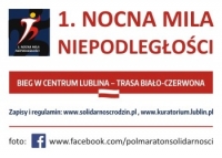 Nocna Mila Niepodległości w Lublinie