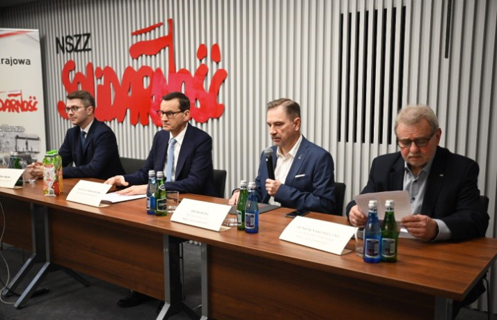 Spotkanie premiera Mateusza Morawieckiego z Solidarnością