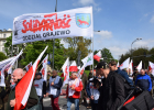 Protest w obronie lasów i przemysłu drzewnego
